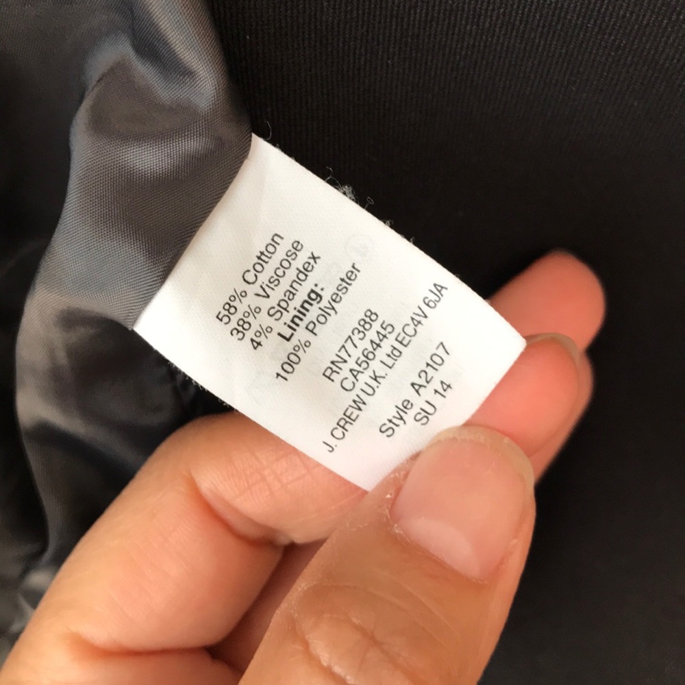 Beautifully tailored J.Crew blazer black - Picture 6 of 6
